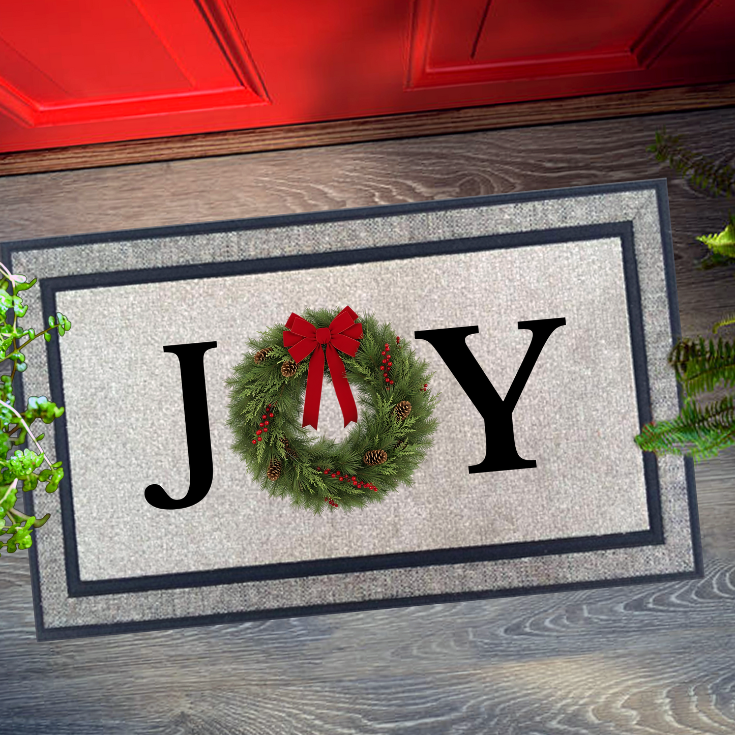 Christmas Joy Doormat