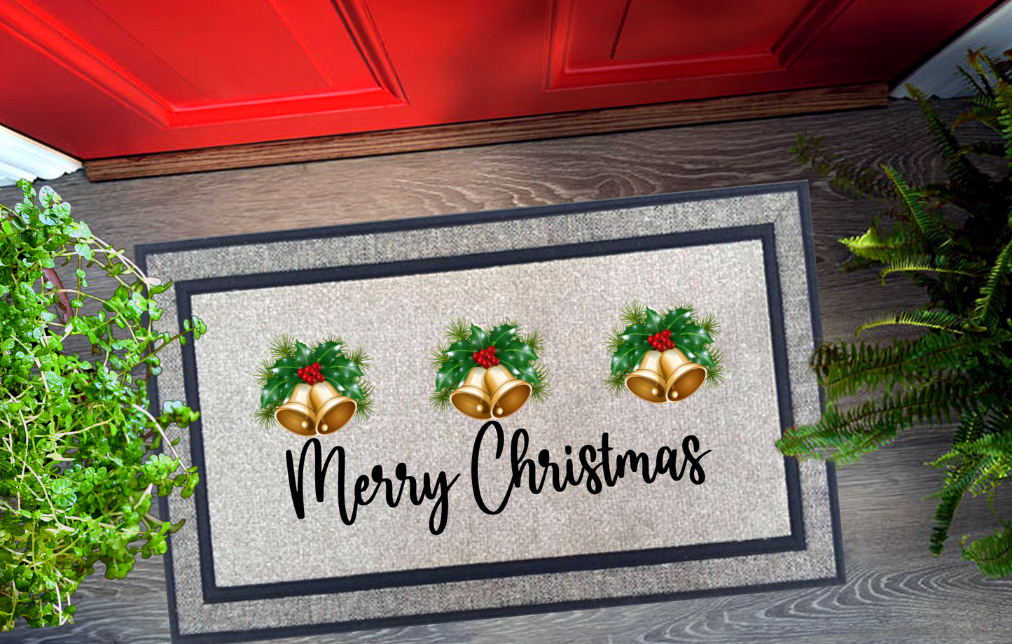 Christmas Bells Doormat