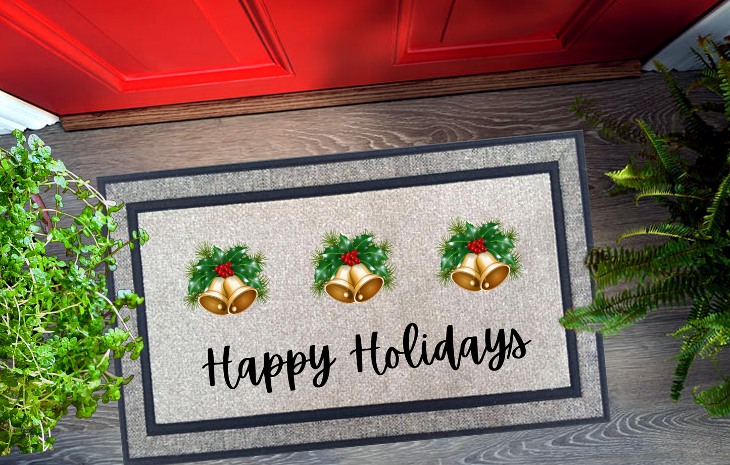 Christmas Bells Doormat