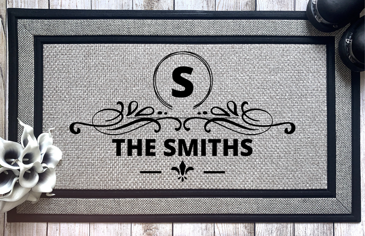 Initial Doormat with Name