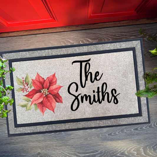 Personalized Christmas Doormat