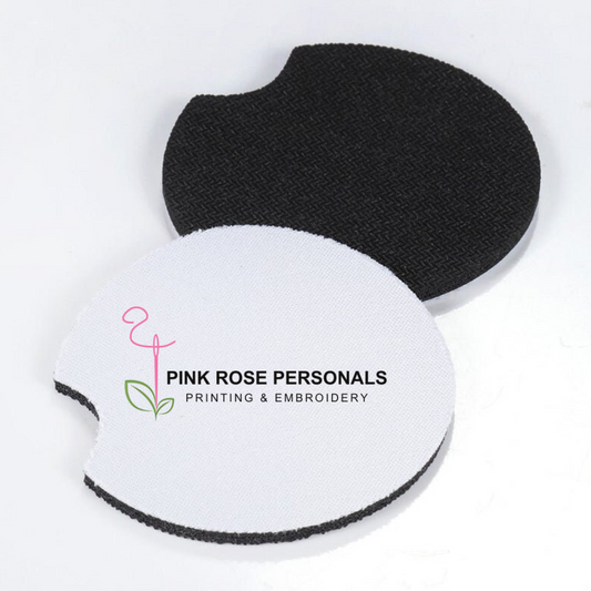 Branded Car Coasters (Minimum of 4)