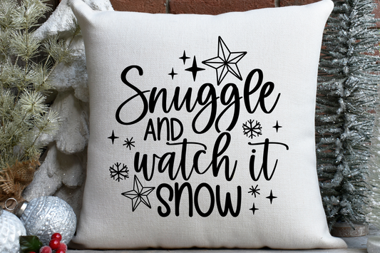 Snuggle and Watch it Snow Pillow Cover