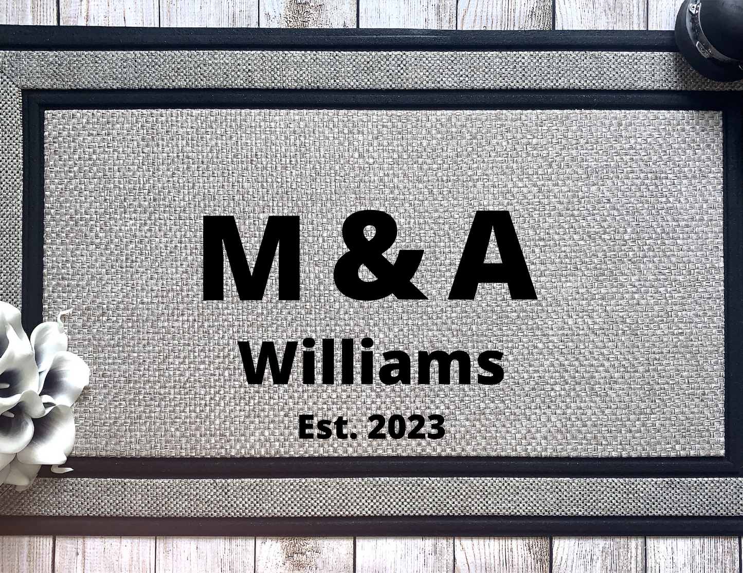 His and Hers Doormat