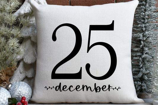 December 25 Pillowcover