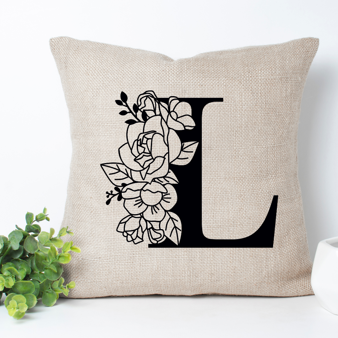 Monogram Pillow Cover